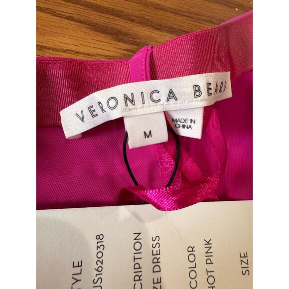 VERONICA BEARD chain-embellished ruched stretch-jersey halterneck maxi dress  M - Picture 4 of 11